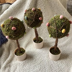 Mini Easter Egg Tree Topiary (3) about 13” tall